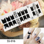 Load image into Gallery viewer, 1 Sheet Glitter Series Powder Sequins Fashion Nail Art Stickers Collection Manicure DIY Nail Polish Strips Wraps for Party Decor
