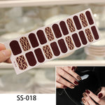 Load image into Gallery viewer, 1 Sheet Glitter Series Powder Sequins Fashion Nail Art Stickers Collection Manicure DIY Nail Polish Strips Wraps for Party Decor
