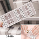 Load image into Gallery viewer, 1 Sheet Glitter Series Powder Sequins Fashion Nail Art Stickers Collection Manicure DIY Nail Polish Strips Wraps for Party Decor
