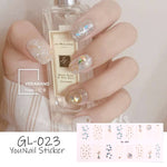 Load image into Gallery viewer, 1 Sheet Glitter Series Powder Sequins Fashion Nail Art Stickers Collection Manicure DIY Nail Polish Strips Wraps for Party Decor
