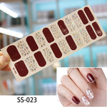 Load image into Gallery viewer, 1 Sheet Glitter Series Powder Sequins Fashion Nail Art Stickers Collection Manicure DIY Nail Polish Strips Wraps for Party Decor
