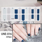 Load image into Gallery viewer, 1 Sheet Glitter Series Powder Sequins Fashion Nail Art Stickers Collection Manicure DIY Nail Polish Strips Wraps for Party Decor
