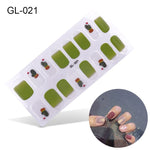 Load image into Gallery viewer, 1 Sheet Glitter Series Powder Sequins Fashion Nail Art Stickers Collection Manicure DIY Nail Polish Strips Wraps for Party Decor
