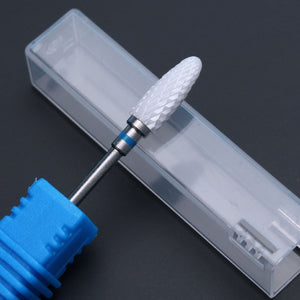 Ceramic Milling Cutter Manicure Nail Drill Bits Electric Nail Files Pink Blue Grinding Bits Mills Cutter Burr Accessories