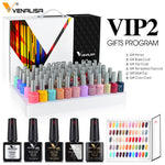 Load image into Gallery viewer, New 60 Fashion Color Venalisa Gel Polish Varnish Color Gel Polish For Nail Art Design Nail Gel Nail Salon Used Nail Gel Kit
