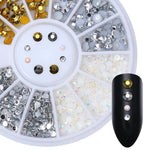 Load image into Gallery viewer, BORN PRETTY Nail Rhinestone Small Irregular Beads Mixed Color Stone Manicuring 3D Nail Art Decoration In Wheel Nails Accessories
