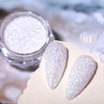 Load image into Gallery viewer, 1 Box Hot Sale Iridescent Nail Powders Shiny Nail Glitters Dust Decorations For Nail Art Chrome Pigment DIY Accessories
