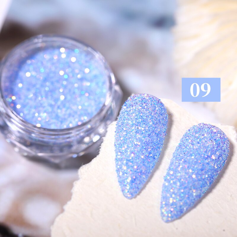 1 Box Hot Sale Iridescent Nail Powders Shiny Nail Glitters Dust Decorations For Nail Art Chrome Pigment DIY Accessories