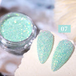 Load image into Gallery viewer, 1 Box Hot Sale Iridescent Nail Powders Shiny Nail Glitters Dust Decorations For Nail Art Chrome Pigment DIY Accessories
