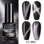 Load image into Gallery viewer, LILYCUTE 7ml 9D Reflective Cat Magnetic Gel Nail Polish Glitter Vernis Semi Permanent Soak Off Magnetic UV Gel Nail Art Gel
