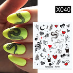 Load image into Gallery viewer, 1 Sheet 3D Floral Nail Sticker Adhesive Plants Colorful Beautiful Flowers Nail Transfer Sticker Decals Nail Art Decoration
