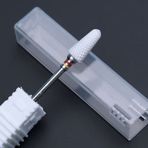 Ceramic Milling Cutter Manicure Nail Drill Bits Electric Nail Files Pink Blue Grinding Bits Mills Cutter Burr Accessories