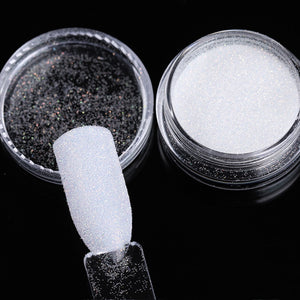 1 Box Hot Sale Iridescent Nail Powders Shiny Nail Glitters Dust Decorations For Nail Art Chrome Pigment DIY Accessories