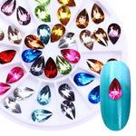 Load image into Gallery viewer, BORN PRETTY Nail Rhinestone Small Irregular Beads Mixed Color Stone Manicuring 3D Nail Art Decoration In Wheel Nails Accessories
