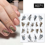 Load image into Gallery viewer, 1 Sheet 3D Floral Nail Sticker Adhesive Plants Colorful Beautiful Flowers Nail Transfer Sticker Decals Nail Art Decoration
