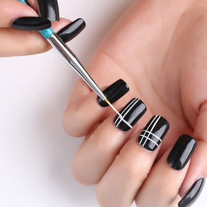 3 Sets of nail brushes  Nail brushes Drawing lines UV gel brushes grid pens Nail decoration Manicure Accessories