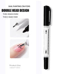 Load image into Gallery viewer, 1pcs Nail Art Graffiti Pen Black Color UV Gel Polish Design Dot Painting Detailing Pen Brushes DIY Nail Art Adorn Tools
