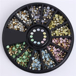 Load image into Gallery viewer, BORN PRETTY Nail Rhinestone Small Irregular Beads Mixed Color Stone Manicuring 3D Nail Art Decoration In Wheel Nails Accessories
