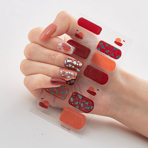 Two Sorts 0f Nail Stickers Glitter Series Novidades Designer Nail Decals Nails Art Decoration Nailart Sticker Nail Strips