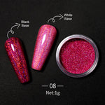 Load image into Gallery viewer, 1 Box Hot Sale Iridescent Nail Powders Shiny Nail Glitters Dust Decorations For Nail Art Chrome Pigment DIY Accessories
