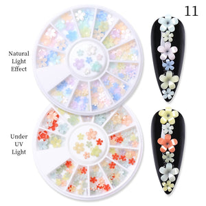 BORN PRETTY Nail Rhinestone Small Irregular Beads Mixed Color Stone Manicuring 3D Nail Art Decoration In Wheel Nails Accessories