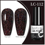 Load image into Gallery viewer, LILYCUTE 7ml 9D Reflective Cat Magnetic Gel Nail Polish Glitter Vernis Semi Permanent Soak Off Magnetic UV Gel Nail Art Gel
