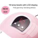 Load image into Gallery viewer, Nail Dryer LED Nail Lamp UV Lamp for Curing All Gel Nail Polish With Motion Sensing Manicure Pedicure Salon Tool
