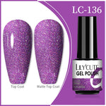 Load image into Gallery viewer, LILYCUTE 7ml 9D Reflective Cat Magnetic Gel Nail Polish Glitter Vernis Semi Permanent Soak Off Magnetic UV Gel Nail Art Gel
