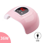 Load image into Gallery viewer, Nail Dryer LED Nail Lamp UV Lamp for Curing All Gel Nail Polish With Motion Sensing Manicure Pedicure Salon Tool
