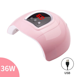 Nail Dryer LED Nail Lamp UV Lamp for Curing All Gel Nail Polish With Motion Sensing Manicure Pedicure Salon Tool