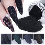 Load image into Gallery viewer, 1 Box Nail Art Sugar Powder Black White Dipping Powder Dust Nail Art Pigment Glitter Laser Sequin Decoration Manicure JIMN-1
