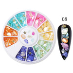 Load image into Gallery viewer, BORN PRETTY Nail Rhinestone Small Irregular Beads Mixed Color Stone Manicuring 3D Nail Art Decoration In Wheel Nails Accessories
