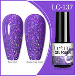 Load image into Gallery viewer, LILYCUTE 7ml 9D Reflective Cat Magnetic Gel Nail Polish Glitter Vernis Semi Permanent Soak Off Magnetic UV Gel Nail Art Gel
