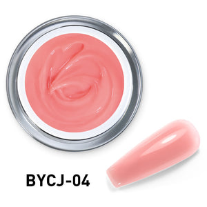 1pc Builder Nail Art Gel UV LED Pink Nude Camouflage Milky Nail Extension Hard  Construction Gel Nail Polish 10g