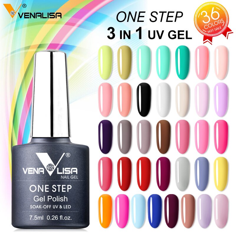 New 60 Fashion Color Venalisa Gel Polish Varnish Color Gel Polish For Nail Art Design Nail Gel Nail Salon Used Nail Gel Kit