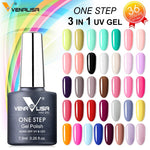 Load image into Gallery viewer, New 60 Fashion Color Venalisa Gel Polish Varnish Color Gel Polish For Nail Art Design Nail Gel Nail Salon Used Nail Gel Kit
