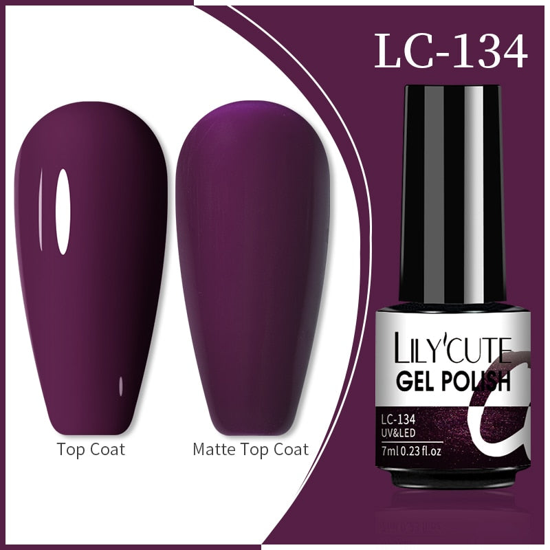 LILYCUTE 7ml 9D Reflective Cat Magnetic Gel Nail Polish Glitter Vernis Semi Permanent Soak Off Magnetic UV Gel Nail Art Gel