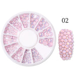 Load image into Gallery viewer, BORN PRETTY Nail Rhinestone Small Irregular Beads Mixed Color Stone Manicuring 3D Nail Art Decoration In Wheel Nails Accessories
