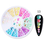 Load image into Gallery viewer, BORN PRETTY Nail Rhinestone Small Irregular Beads Mixed Color Stone Manicuring 3D Nail Art Decoration In Wheel Nails Accessories
