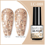 Load image into Gallery viewer, LILYCUTE 7ml 9D Reflective Cat Magnetic Gel Nail Polish Glitter Vernis Semi Permanent Soak Off Magnetic UV Gel Nail Art Gel
