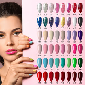 40 Colors Nail Polish super Manicure Set 120/80/54W LED Nail Lamp Nail Set With All Tools Needed For Manicure Electric Nail File