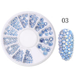 Load image into Gallery viewer, BORN PRETTY Nail Rhinestone Small Irregular Beads Mixed Color Stone Manicuring 3D Nail Art Decoration In Wheel Nails Accessories
