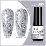 Load image into Gallery viewer, LILYCUTE 7ml 9D Reflective Cat Magnetic Gel Nail Polish Glitter Vernis Semi Permanent Soak Off Magnetic UV Gel Nail Art Gel
