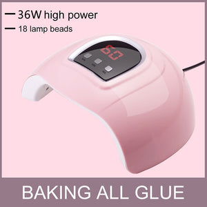 Nail Dryer LED Nail Lamp UV Lamp for Curing All Gel Nail Polish With Motion Sensing Manicure Pedicure Salon Tool