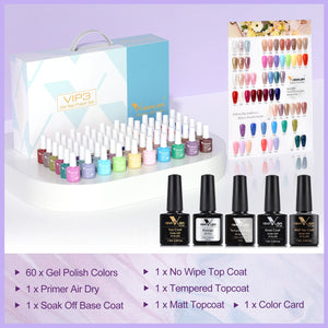 New 60 Fashion Color Venalisa Gel Polish Varnish Color Gel Polish For Nail Art Design Nail Gel Nail Salon Used Nail Gel Kit