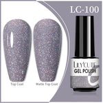 Load image into Gallery viewer, LILYCUTE 7ml 9D Reflective Cat Magnetic Gel Nail Polish Glitter Vernis Semi Permanent Soak Off Magnetic UV Gel Nail Art Gel
