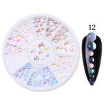 Load image into Gallery viewer, BORN PRETTY Nail Rhinestone Small Irregular Beads Mixed Color Stone Manicuring 3D Nail Art Decoration In Wheel Nails Accessories
