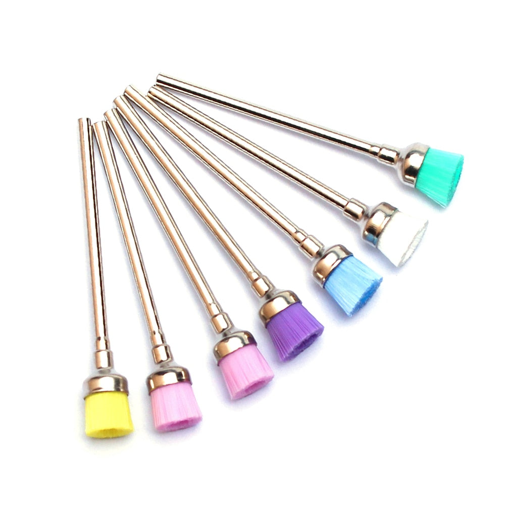 7pcs/Set Diamond Nail Drill Bit Rotery Electric Milling Cutters For Pedicure Manicure Files Cuticle Burr Nail Tools Accessories