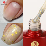 Load image into Gallery viewer, MSHARE Milky Pink Rubber Base Gel Glitter Camouflage Color Coat Nude Brown Soak Off Nails Gels Varnish Lacquer 10ml UV LED Gel
