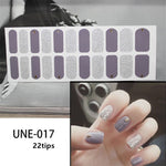 Load image into Gallery viewer, 1 Sheet Glitter Series Powder Sequins Fashion Nail Art Stickers Collection Manicure DIY Nail Polish Strips Wraps for Party Decor
